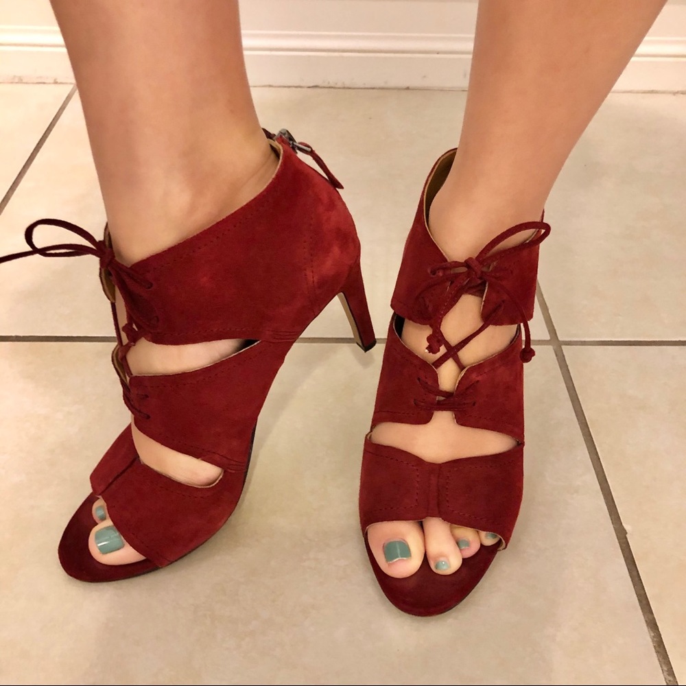 Deep red Franck Sarto shoes